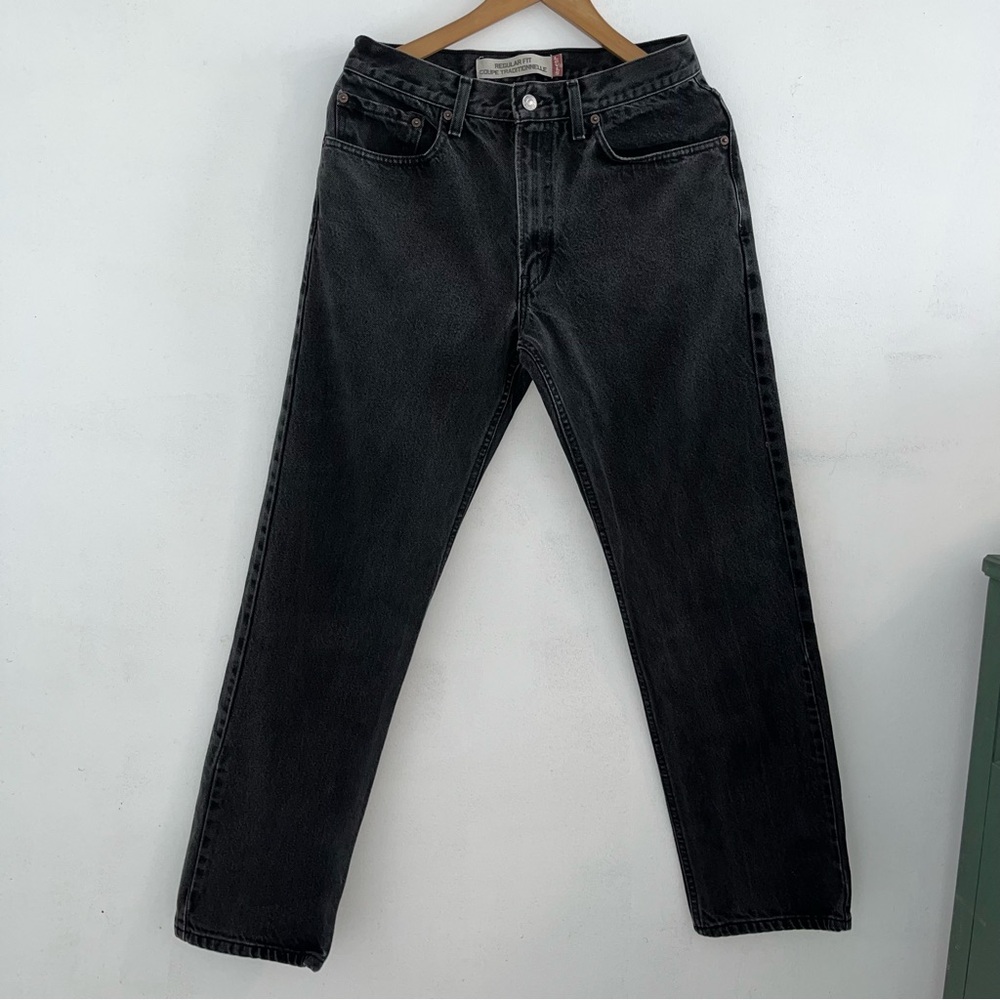 Levis 505 jeans regular fit  Men's Dark Gray wash denim